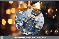 GorgeousVintage Blue Christmas Ornament design.