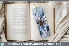 GorgeousVintage Blue Christmas Bookmark design.