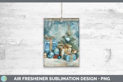 GorgeousVintage Blue Christmas Air Freshener design.