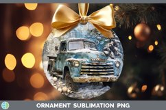 GorgeousVintage Blue Christmas Ornament design.