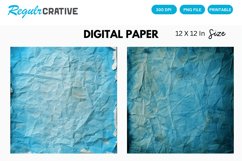 Vintage Blue Digital Paper Product Image 1