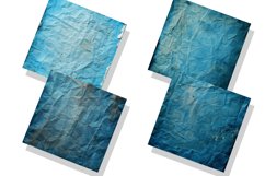 Vintage Blue Digital Paper Bundle Product Image 2