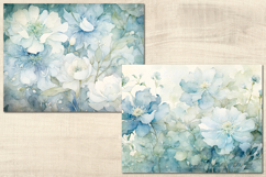 Vintage Blue Floral Papers Product Image 2