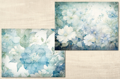 Vintage Blue Floral Papers Product Image 3