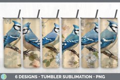 Bundle of six Decoupage Blue Jays Tumbler designs.