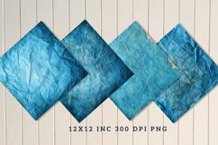 Vintage Blue Digital Paper Bundle Product Image 3