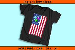 American Flag Bocce SVG | Patriotic Bocce Player Design Product Image 2