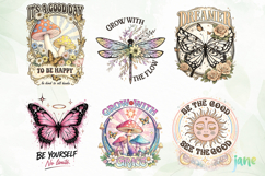 Vintage Boho Graphic PNG Clipart Product Image 5