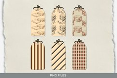 Vintage Book Seamless Pattern Shaped Tags Product Image 1