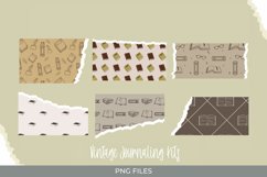 Vintage Book Seamless Pattern Torn Paper Product Image 1