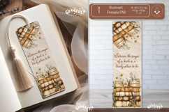 Old Book Vintage Bookmark png Book Lover Printable Quote Product Image 1