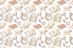 Vintage books digital paper pack Product Image 6