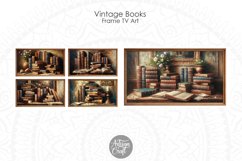 Vintage Books frame TV art, Vintage Style Frame Tv Art Product Image 3