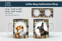 Old Book Photo Mug Wrap for Cricut Mug Sublimation