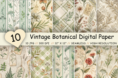 botanical tags paper, vintage botanical tags, botanical digital paper, herbarium tag pattern, floral tag pattern, vintage floral paper, botanical seamless pattern, garden journal paper, antique botanical tags, botanical scrapbook paper, printable botanica