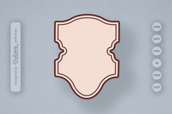 Vintage Bottle Label SVG Product Image 1