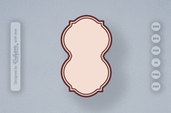 Vintage Bottle Label SVG Product Image 1