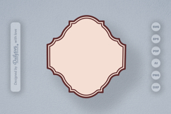 Vintage Bottle Label SVG Product Image 1