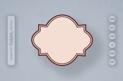Vintage Bottle Label SVG Product Image 1