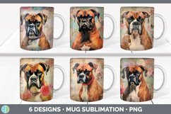 Bundle of six Decoupage Boxers Mug Wrap designs.