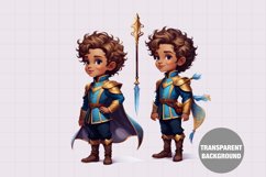 Prince boy clipart, Vintage boy clipart Product Image 1