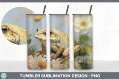 Bundle of six Decoupage frogs Tumbler designs.