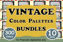 Procreate Color Set Bundles- Vintage Product Image 1