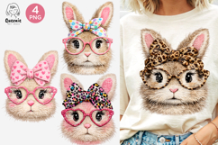 Easter Faux Yarn Fur Vintage Bunny Cozy Cottagecore Product Image 1