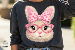 Easter Faux Yarn Fur Vintage Bunny Cozy Cottagecore Product Image 4