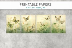 Vintage Butterflies Junk Journal, Paper Craft Product Image 2