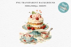 Vintage Cake Clipart Bakery Sweets Girl PNG Pink Blue Green Files Transparent Print for invitation t-shirt designs sublimation designs tumbler kids printable watercolor Vintage pink birthday cake png, clipart, girl baby shower, collage scrapbooking nurser