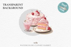 Vintage Cake Clipart Bakery Sweets Girl PNG Pink Blue Green Files Transparent Print for invitation t-shirt designs sublimation designs tumbler kids printable watercolor Vintage pink birthday cake png, clipart, girl baby shower, collage scrapbooking nurser