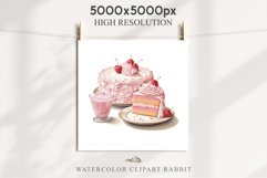 Vintage Cake Clipart Bakery Sweets Girl PNG Pink Blue Green Files Transparent Print for invitation t-shirt designs sublimation designs tumbler kids printable watercolor Vintage pink birthday cake png, clipart, girl baby shower, collage scrapbooking nurser