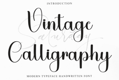 Vintage Calligraphy Product Image 1