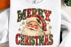 Vintage Camouflage Santa Christmas PNG Product Image 2