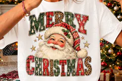 Vintage Camouflage Santa Christmas PNG Product Image 3