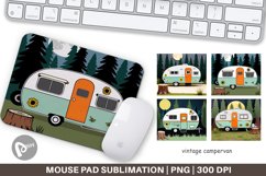 Mouse Pad Vintage Campervan Product Image 1