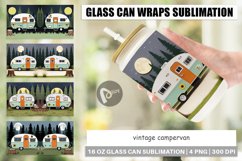 Glass Can Wraps Vintage Campervan Product Image 1