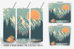 Summer Vintage Camping Tumbler Wrap