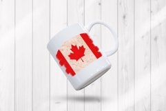 Canada Flag Distressed Sublimation Backgrounds Product Image 3