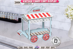 Vintage Candy Carts Laser Cut Bundle|Valentine&#039;s Candy Boxes Product Image 5