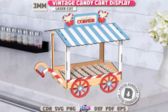 Vintage Candy Carts Laser Cut Bundle|Valentine&#039;s Candy Boxes Product Image 2