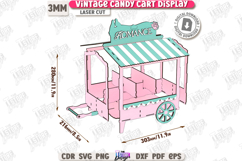 Vintage Candy Carts Laser Cut Bundle|Valentine&#039;s Candy Boxes Product Image 14