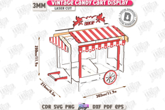 Vintage Candy Carts Laser Cut Bundle|Valentine&#039;s Candy Boxes Product Image 16