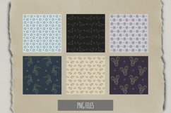 Vintage Capricorn Sign Seamless Pattern Paper Packs Product Image 1