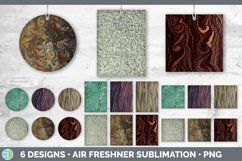 Bundle of six Vintage car air freshener sublimation designs.