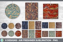 Bundle of six Vintage car air freshener sublimation designs.