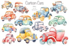 Cartoon vintage car clipart Product Image 1
