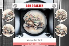 Car Coaster Vintage Car Product Image 1