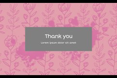 Vintage card with tulip flowers card template Product Image 2